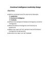 Emotional Intelligence, Creativty, and Design
