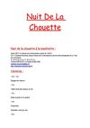 nuit de la chouette