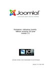 Formation Joomla et JCE