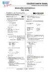 Resoluções - Apostila1 - Matemática 4