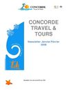 Concorde Travel & Tours -Newsletter Janvier Fevrier