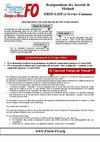 Temps de travail renégociation de l'accord de méthode