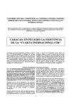 Caracas: en peligro la existencia de la "Cuarta Internacional-CIR", 1987