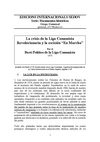 La crisis de la Liga Comunista Revolucionaria y la escisión "En Marcha", 1973