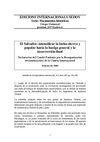 El Salvador: intensificar la lucha obrera y popular hacia la huelga general y la insurrección final. Febrero 1980
