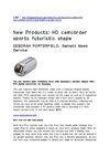 HMX-R10 camcorder can record full HD video as well as 9-megapixel photos