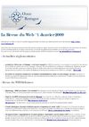 Revue du web, janvier 2009 Oncobretagne