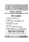 La Vérité, mensuel trotskyste, nº 515, 1er Février 1959