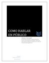 Como hablar en público