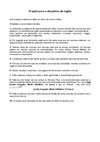 Sugestão de atividade de inglês