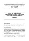 Carta del Secretariado Internacional al CE de la Izquierda Comunista Española, julio 1935
