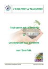 Présentation générale de l'Eco-Prêt à Taux Zéro