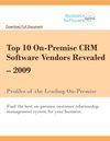 Searching for On-Premise CRM Software? Top 10 On-Premise CRM Vendor 