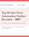 Searching for Sales Force Automation Software? Top 10 Sales Force Automation