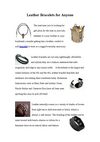 Leather Bracelets for Anyone