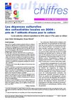 Les dépenses culturelles des collectivités locales en 2006