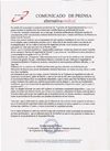 Comunicado de prensa museo Santa Cruz.
