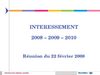 ACCORD D'INTERRESSEMENT 2008/2009/20