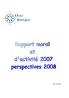 Oncobretagne : Rapport d'activité 2007 