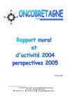 Oncobretagne : rapport d'activité 2004