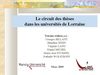 Circuit des Thèses électroniques de Lorraine 2009