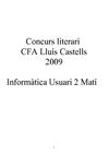 CONCURSO LITERARIO