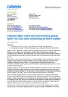 Calaméo takes online document sharing global, adds YouTube video embedding as first in market - Press Release -...