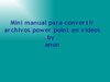 manual convertir power point en video