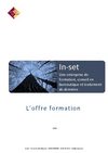 In-set - Catalogue des formations bureautiques - 2009