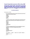 Punjab National Bank Agriculture Officers Exam 2008