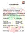 XIII Juegos Deportivos Santanderinos. Boletín No. 1