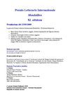 Premio Letterario Internazionale Mondolibro - XI Edizione