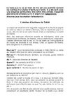 atelier ecriture