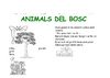 Animals del bosc