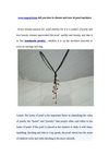 www.aypearl.com tell you how to choose and care of pearl necklace
