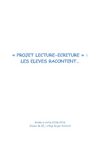 Projet Lecture... Les élèves racontent !