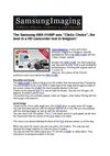 The Samsung HMX-H100P was “Clickx Choice”, the best in a HD camcorder test in Belgium!