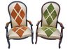 Photo haute définition - Couple de fauteuils Voltaire