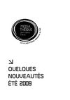 Nouveautés été