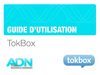 Guide Tokbox ADN