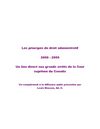 Le tableau des références directes