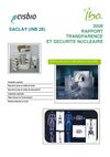 Rapport transparence et sécurité nucléraire 2008 - Saclay (INB 29) IBA CISBIO