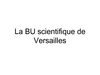La BU de Versailles