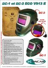 Masques à souder avec filtre électro-optique ECO V913E