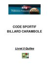 Livret 5 Quilles FFB