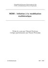 M208 : Initiation à la modélisation mathématique