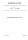 M303 : Topologie
