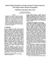 Mind-Prosthesis Metaphor for Design of Human-Computer Interfaces That Support Better Attention Management 