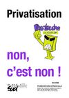 BROCHURE SUD PTT CAMPAGNE CONTRE LA PRIVATISATION POSTE