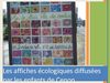 les affiches écolo du collège Jean Jaurès de la ville de Cenon